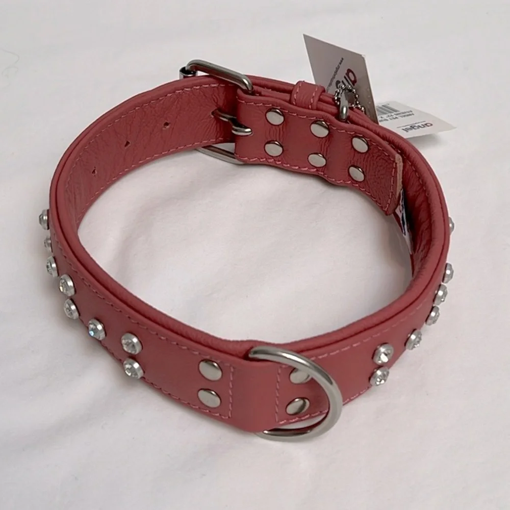 Angel Pet Supplies Studded Crystal Dog Collar